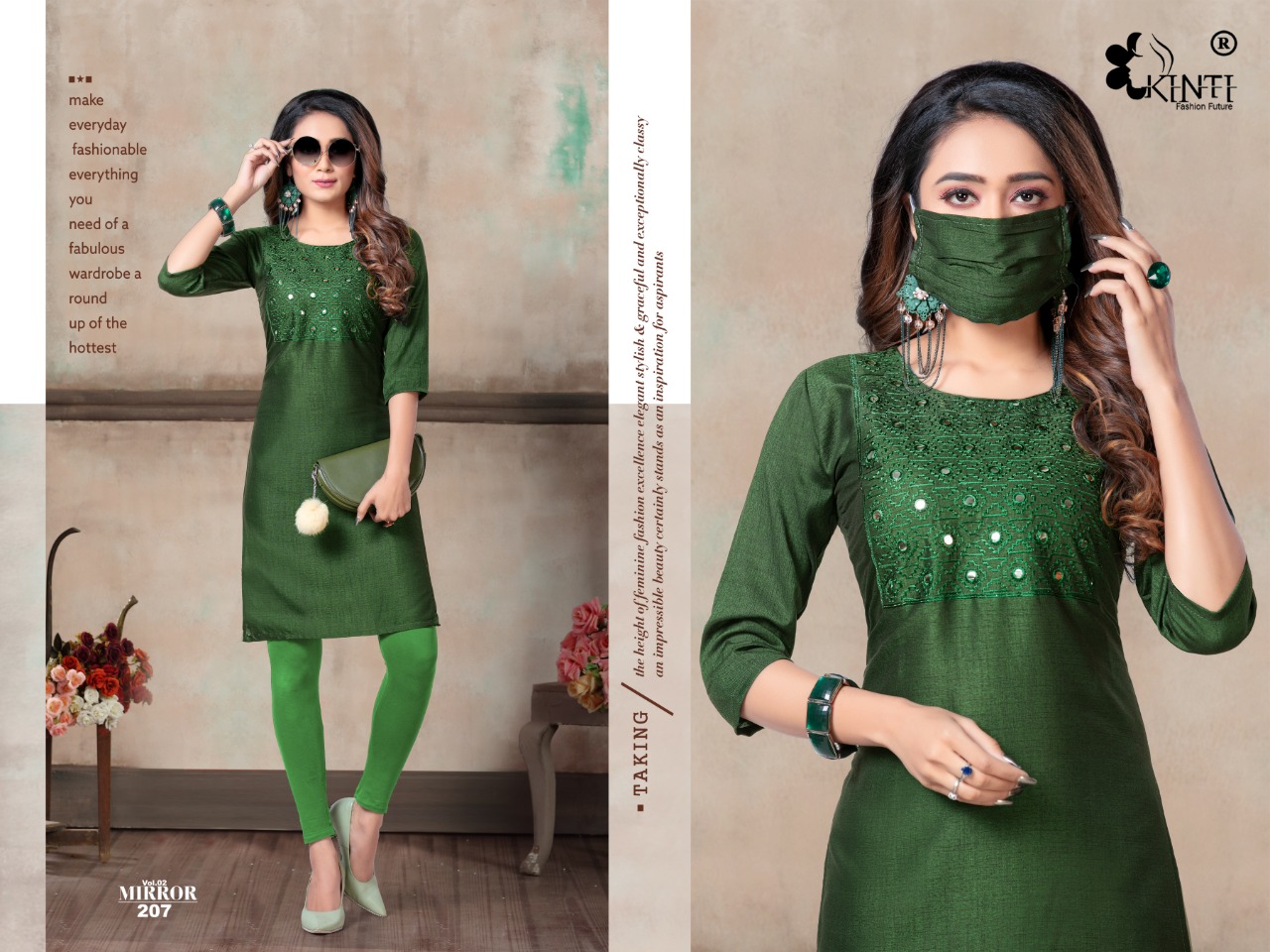 Kinti Presents  Mirror Vol 2 Casual Kurti Collection