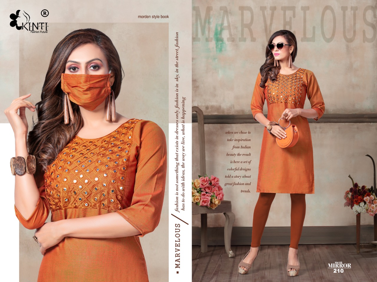 Kinti Presents  Mirror Vol 2 Casual Kurti Collection