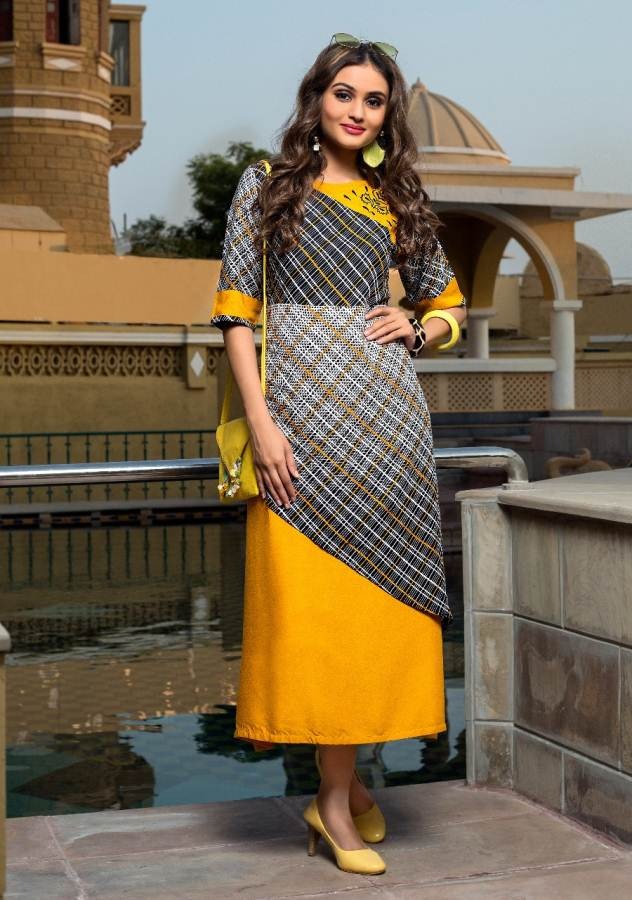 Manisha Fashion Present Mili Juli Vol 1 Designer Printed Kurtis Catalogue.