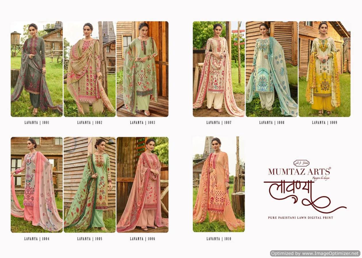 Mumtaz Presents Lavanya  Designer Dress Material