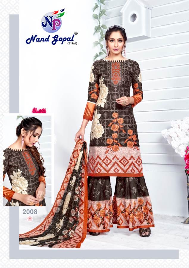 Nand Gopal Presents Madhubala Collection Of Pure Cotton Classy Printed Dress Materials