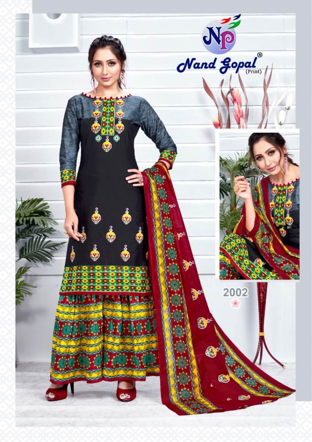 Nand Gopal Presents Madhubala Collection Of Pure Cotton Classy Printed Dress Materials