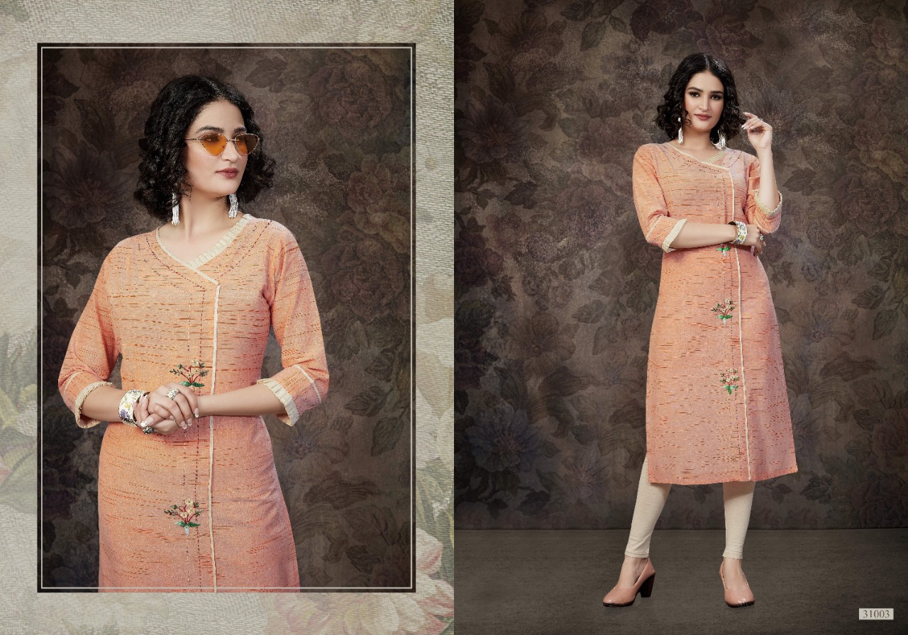 New Collection Of Coral Fency Office Wear  Kurtis.