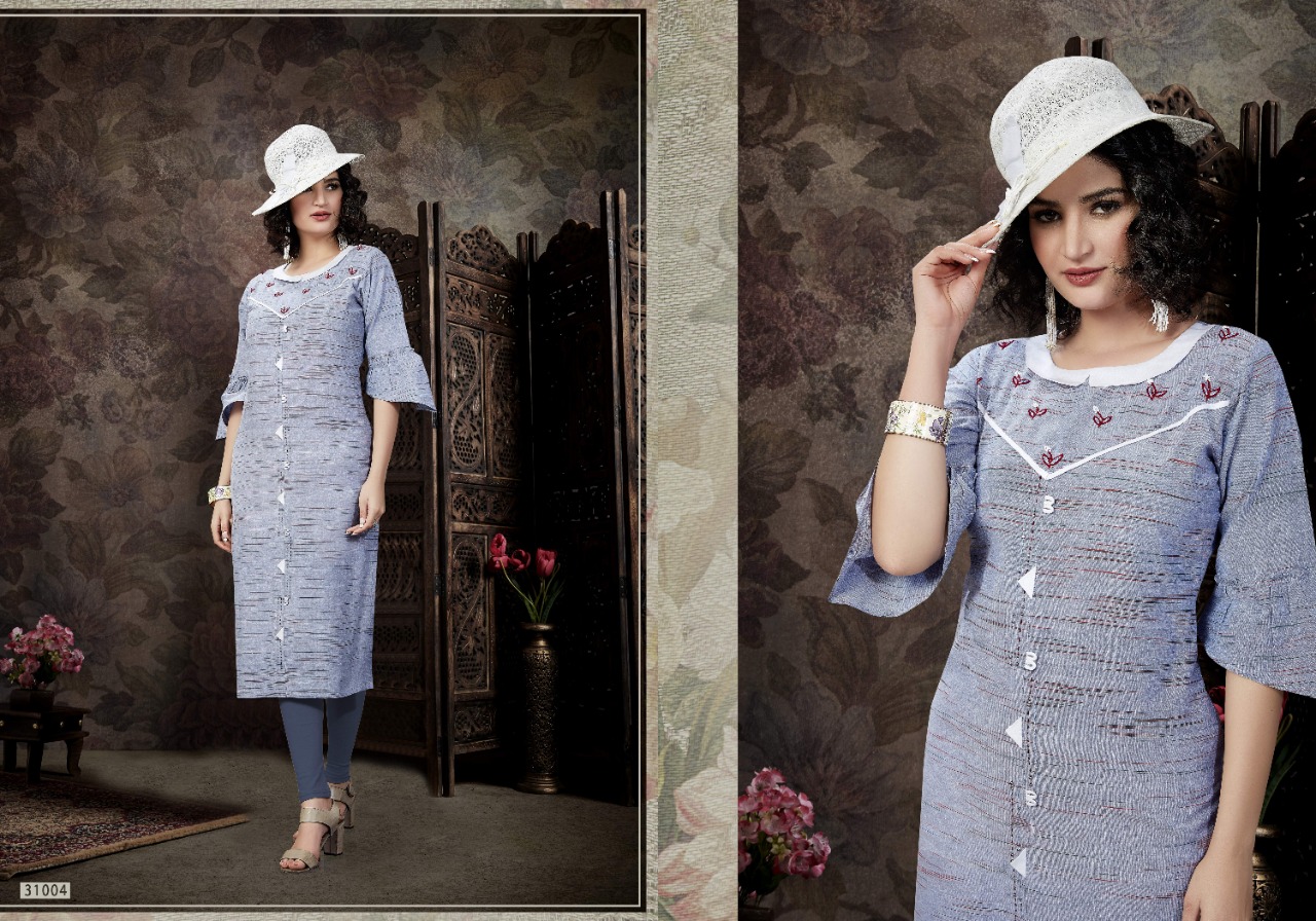 New Collection Of Coral Fency Office Wear  Kurtis.