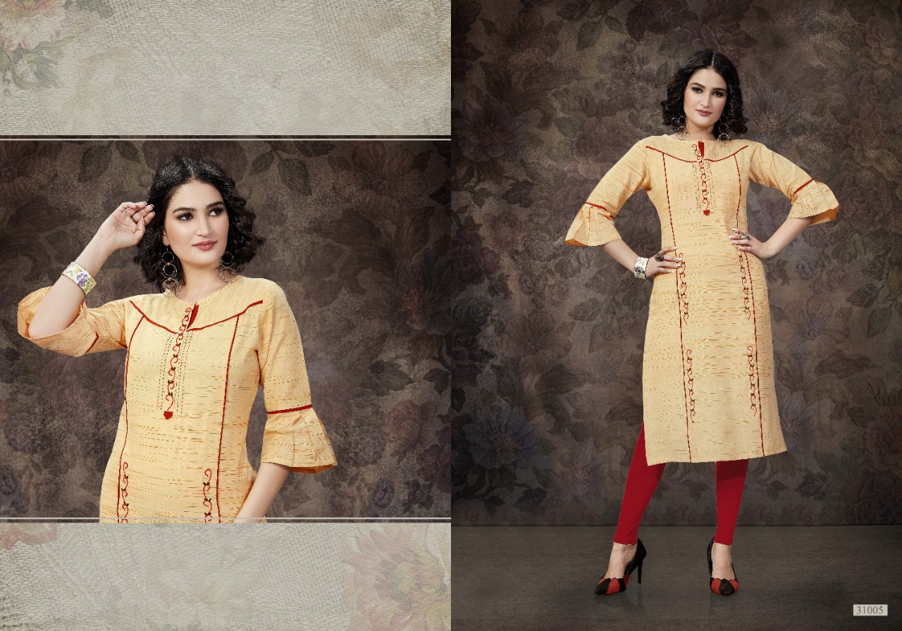 New Collection Of Coral Fency Office Wear  Kurtis.