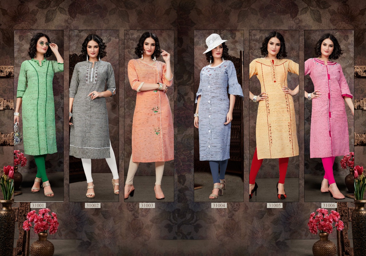 New Collection Of Coral Fency Office Wear  Kurtis.