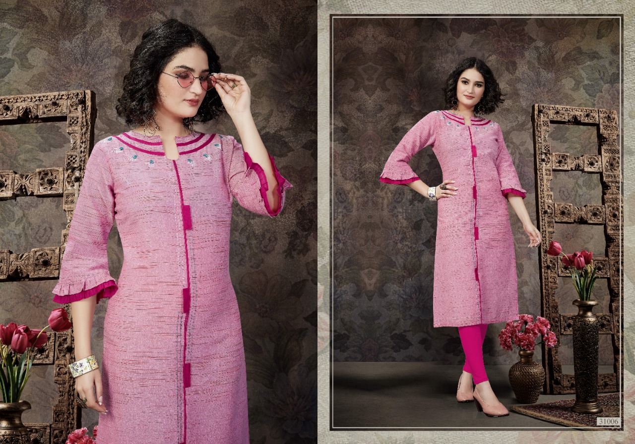 New Collection Of Coral Fency Office Wear  Kurtis.