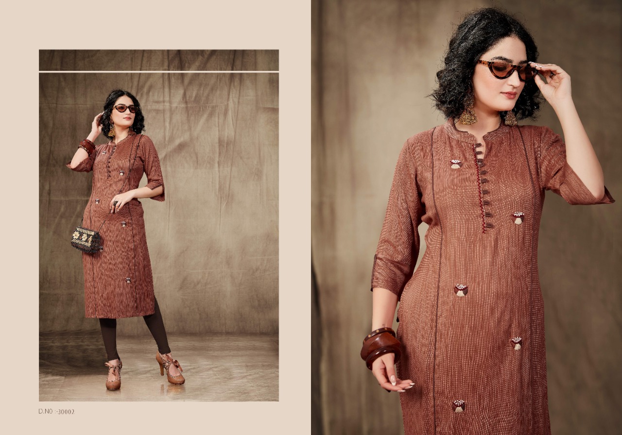 Georgette Designer Brijraj Office Wear Party Kurti With Kashmiri  Embroidary, Wash Care: Machine Wash at Rs 699 in New Delhi