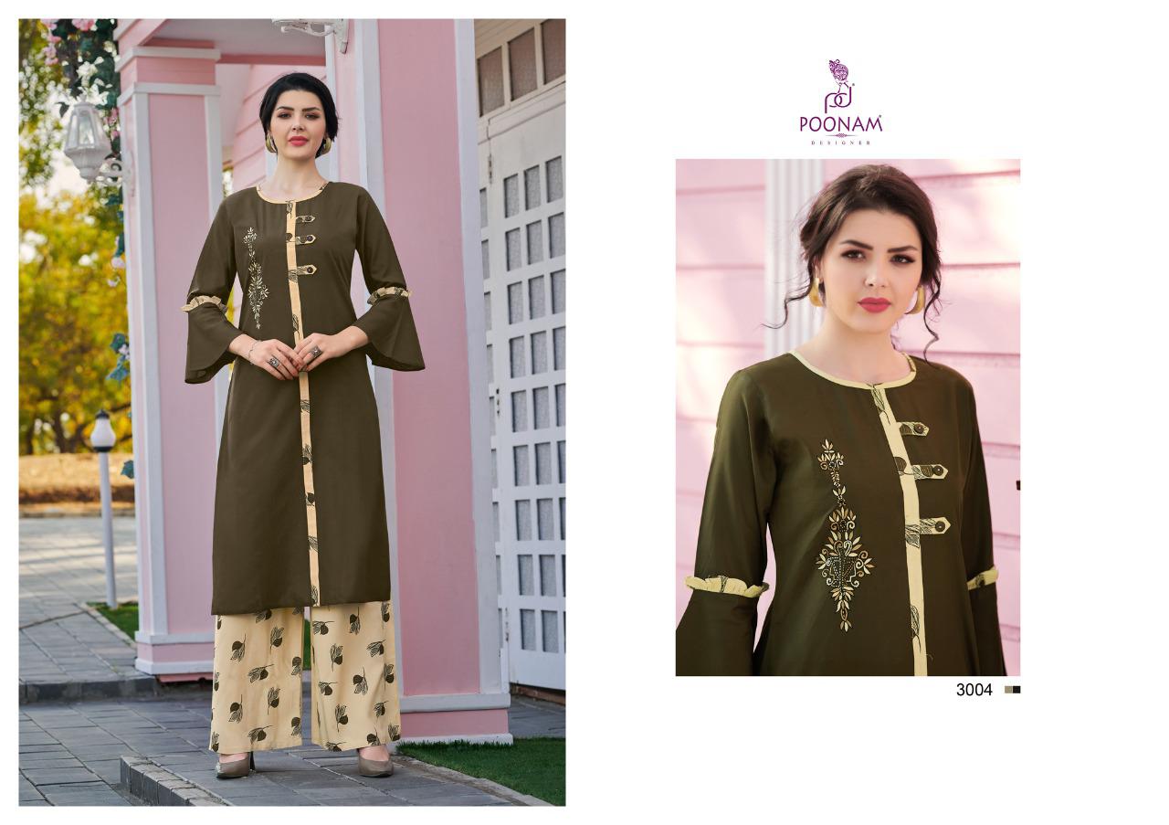 Poonam  Presents Silai  Casual Kurti With Bottom