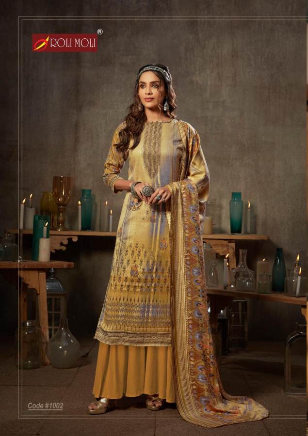 Roli Moli Presents  Silky  Vol 7  Designer Dress Material