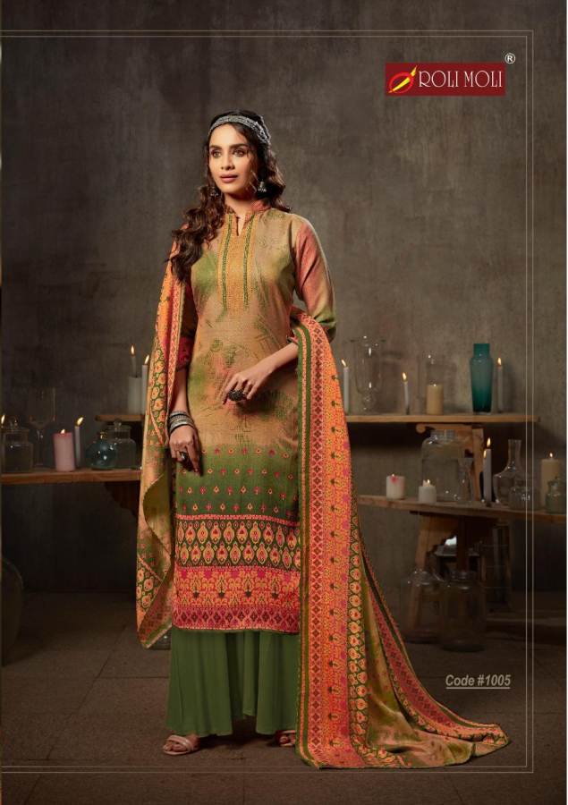 Roli Moli Presents  Silky  Vol 7  Designer Dress Material