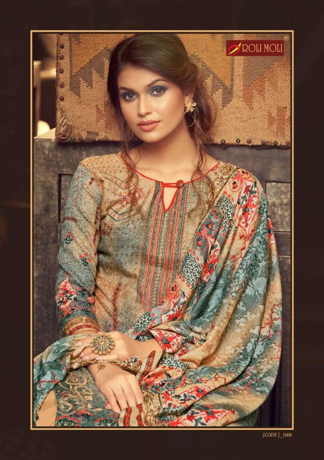 Roli Moli Presents  Silky  Vol 8  Designer Dress Material