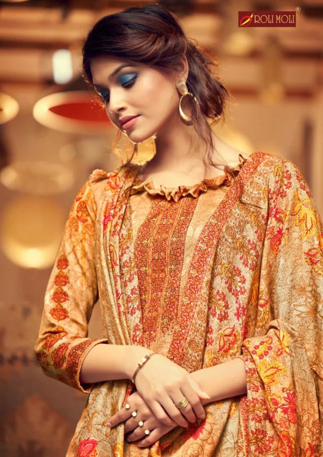 Roli Moli Presents  Silky  Vol 8  Designer Dress Material