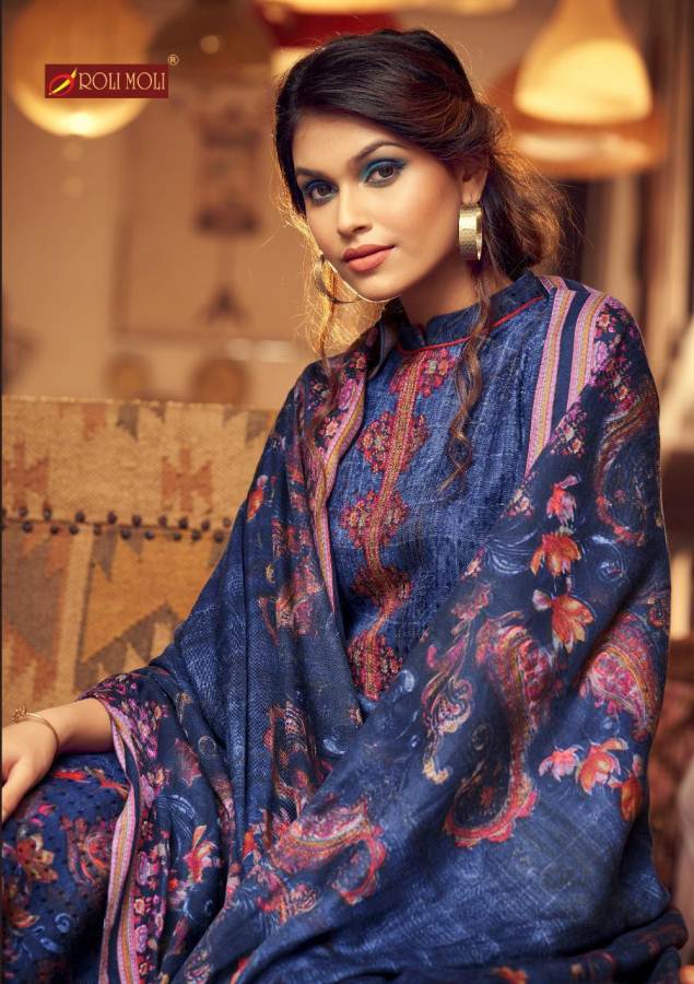 Roli Moli Presents  Silky  Vol 8  Designer Dress Material