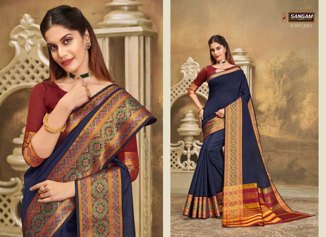 Sangam Presents  Mysore Silk Designer Sarees Collection