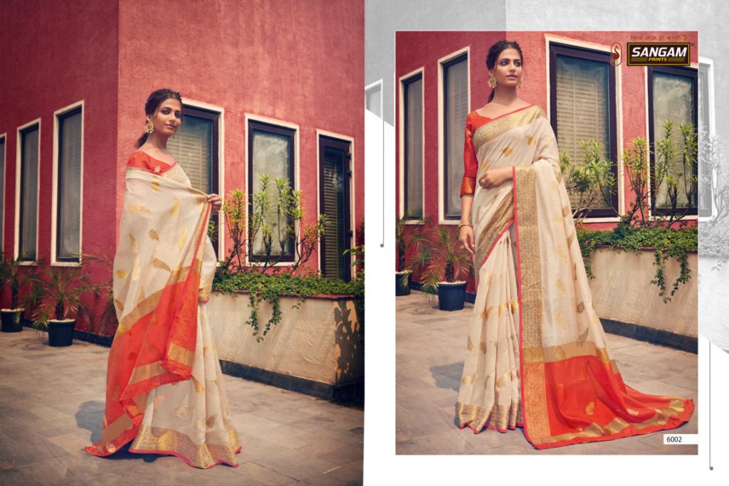 Sangam  Presents Neem Jari Cotton Designer Saree Collection