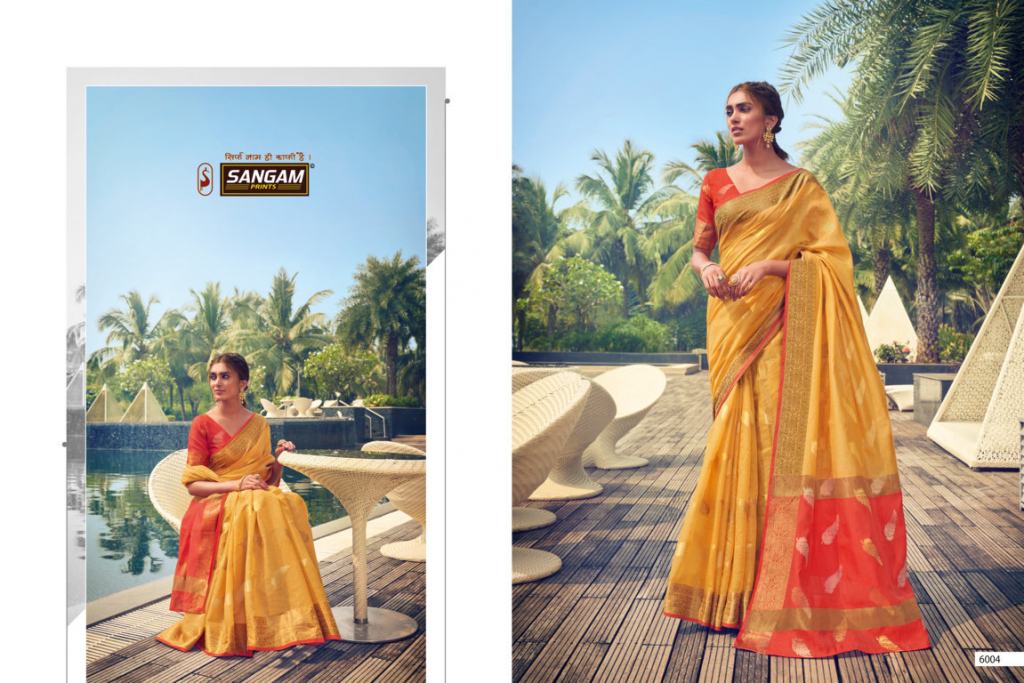 Sangam  Presents Neem Jari Cotton Designer Saree Collection