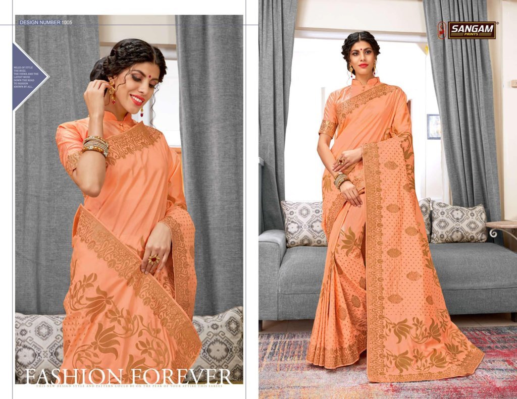 Sangam Presents Polki Silk Designer Saree Collection