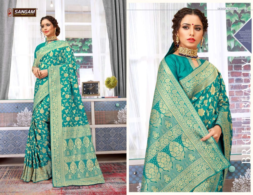Sangam Presents Polki Silk Designer Saree Collection