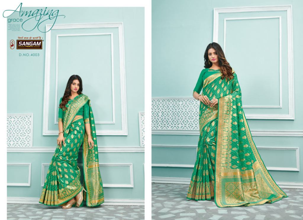 Sangam  Presents Vanshika  Sarees Collection