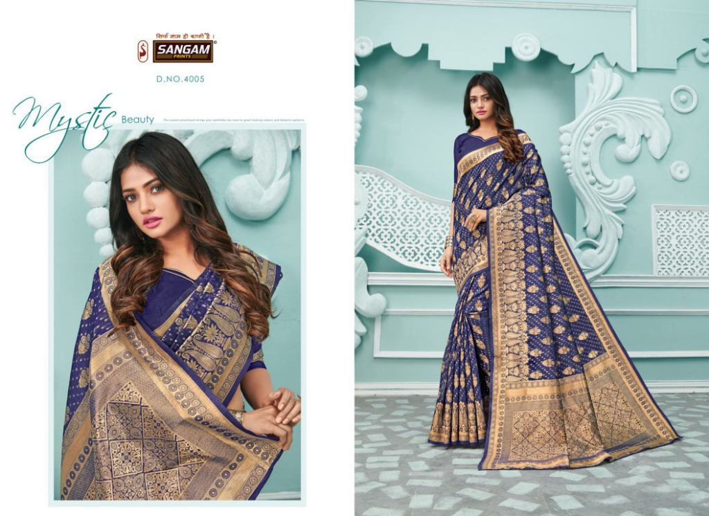 Sangam  Presents Vanshika  Sarees Collection