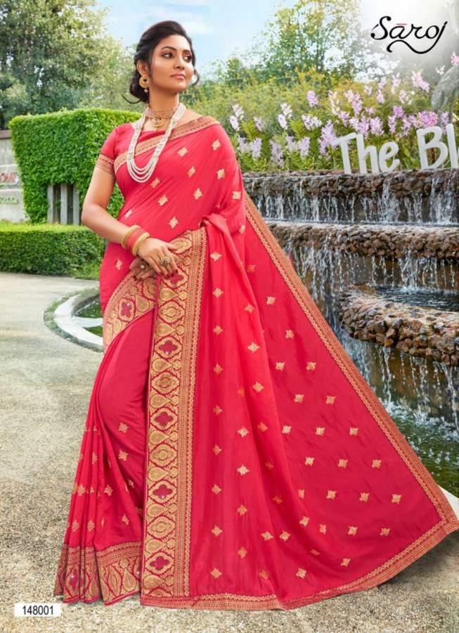Saroj  Presents Jyotika  Festive Wear Saree Collection