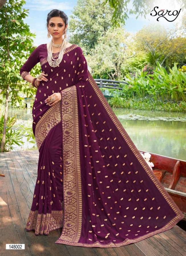 Saroj  Presents Jyotika  Festive Wear Saree Collection