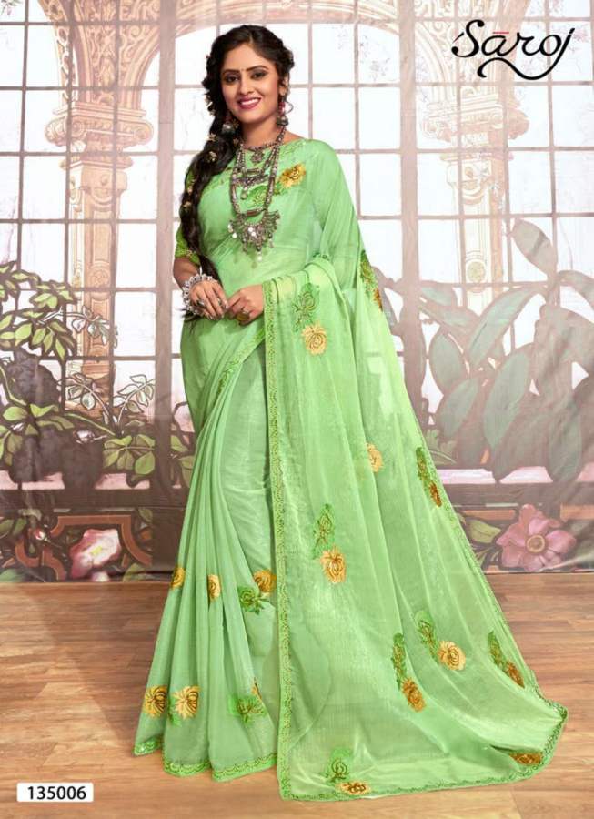 Saroj  Presents Star World  Festive Wear Saree Collection
