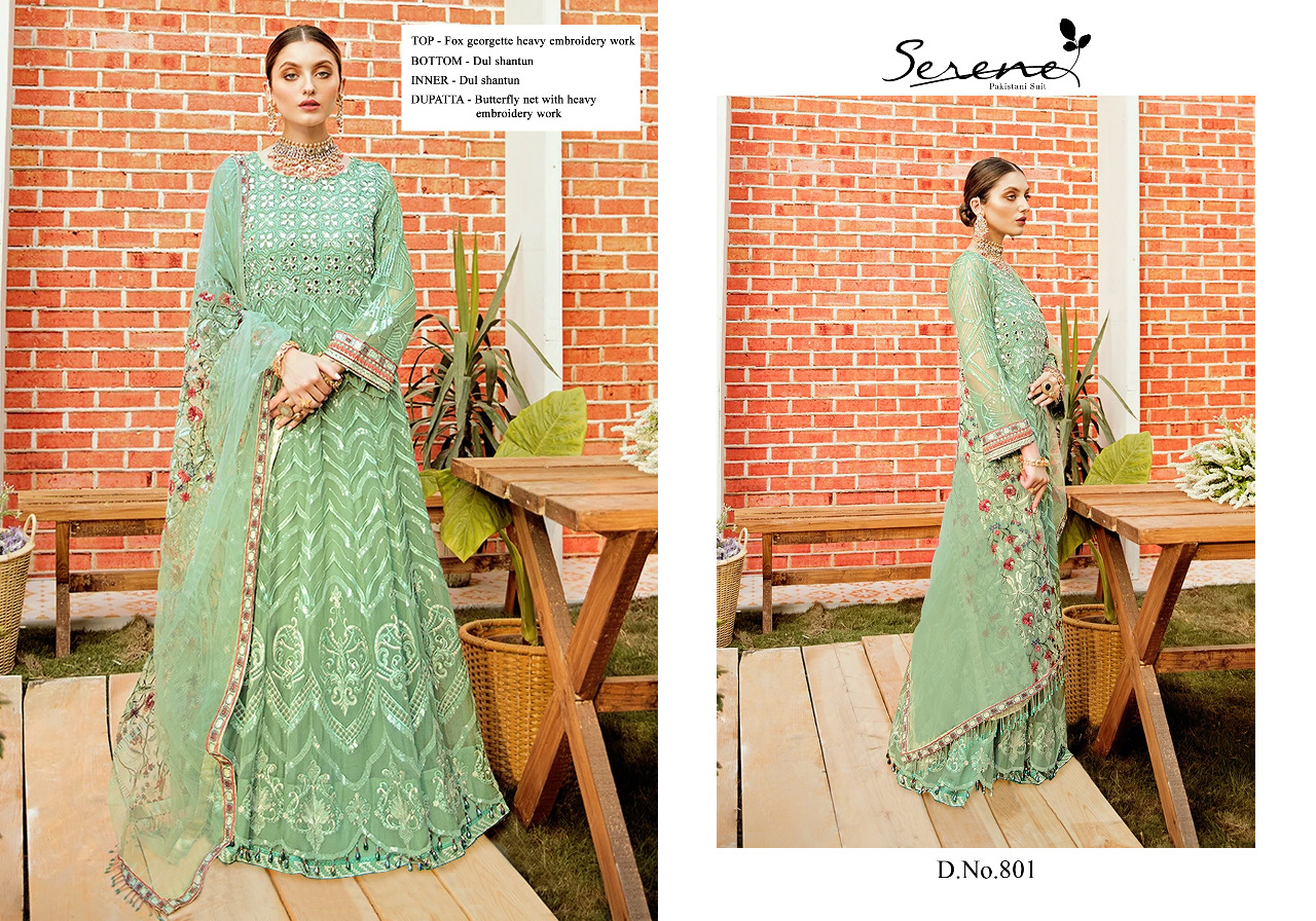 Serene Presents La Fleur Designer Pakistani Suits Collection
