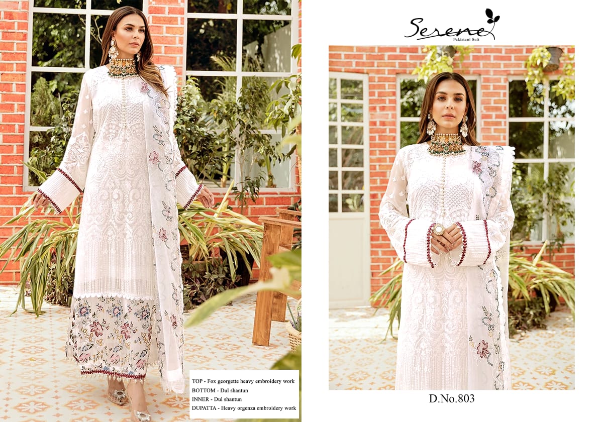 Serene Presents La Fleur Designer Pakistani Suits Collection