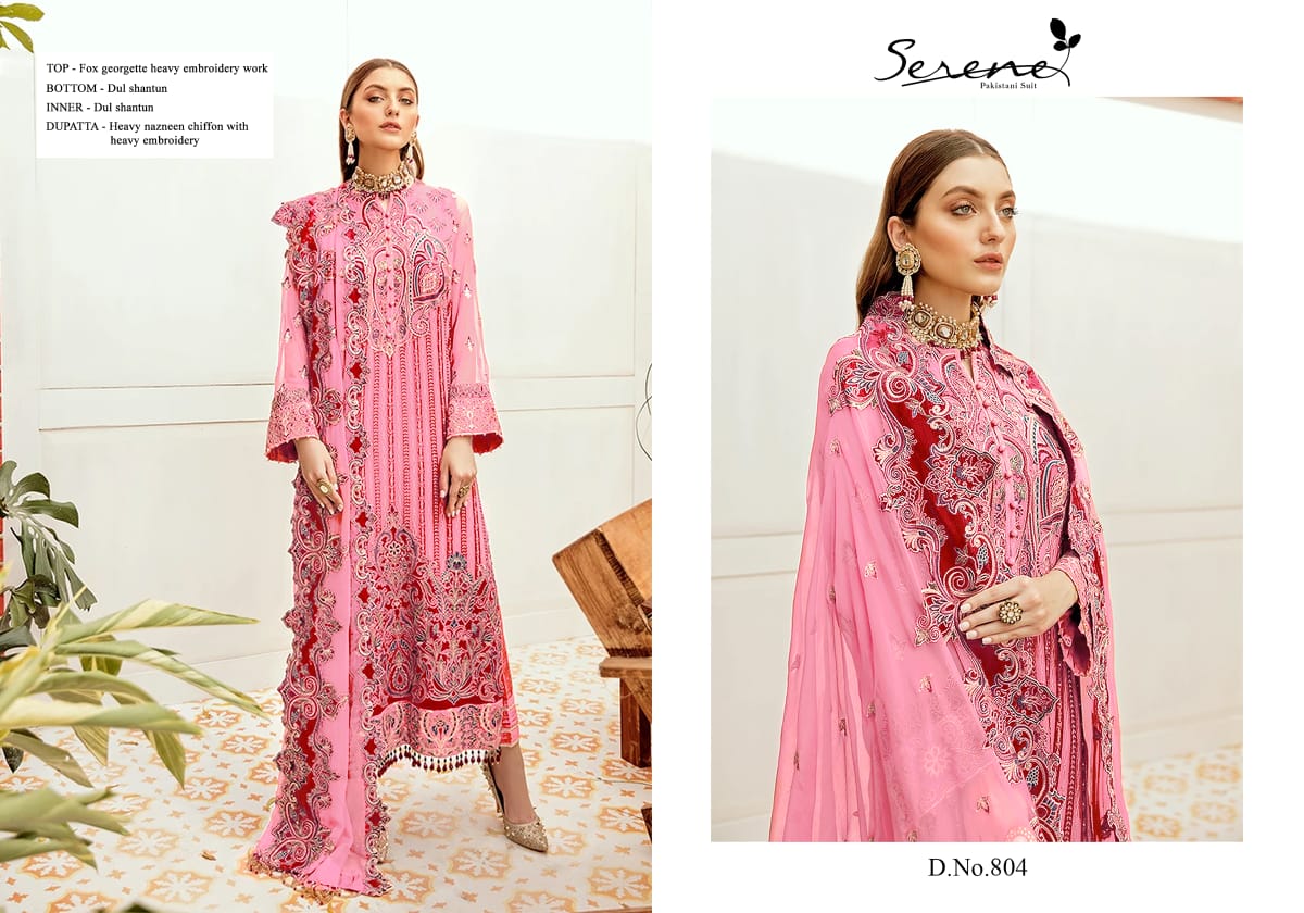 Serene Presents La Fleur Designer Pakistani Suits Collection