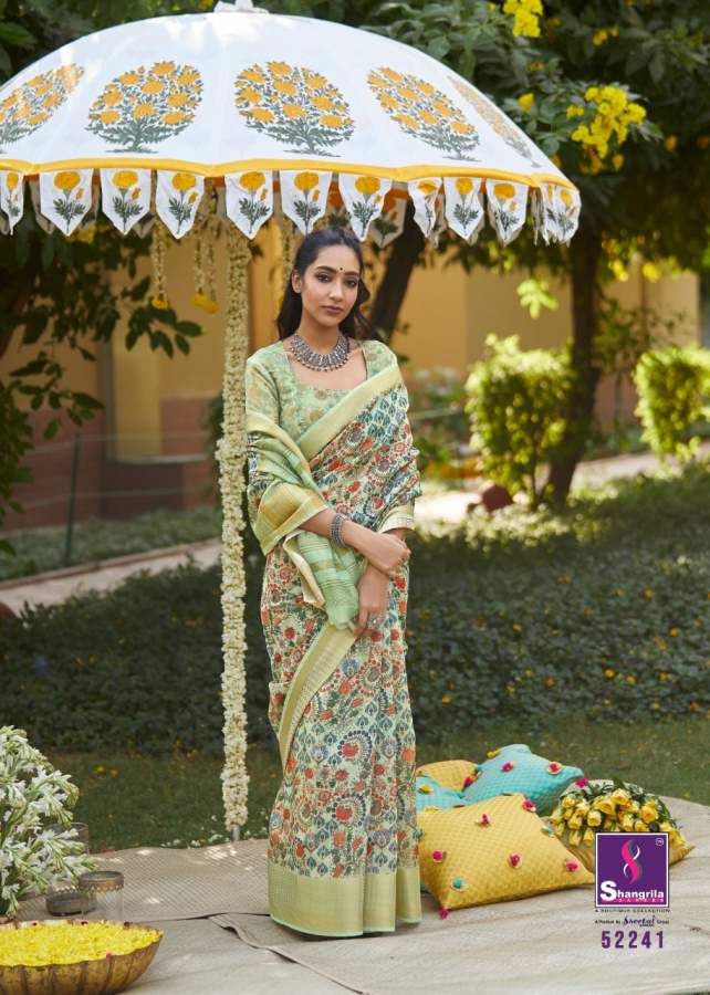 Shangrila Presents  Niharika Digital Designer Saree Collection