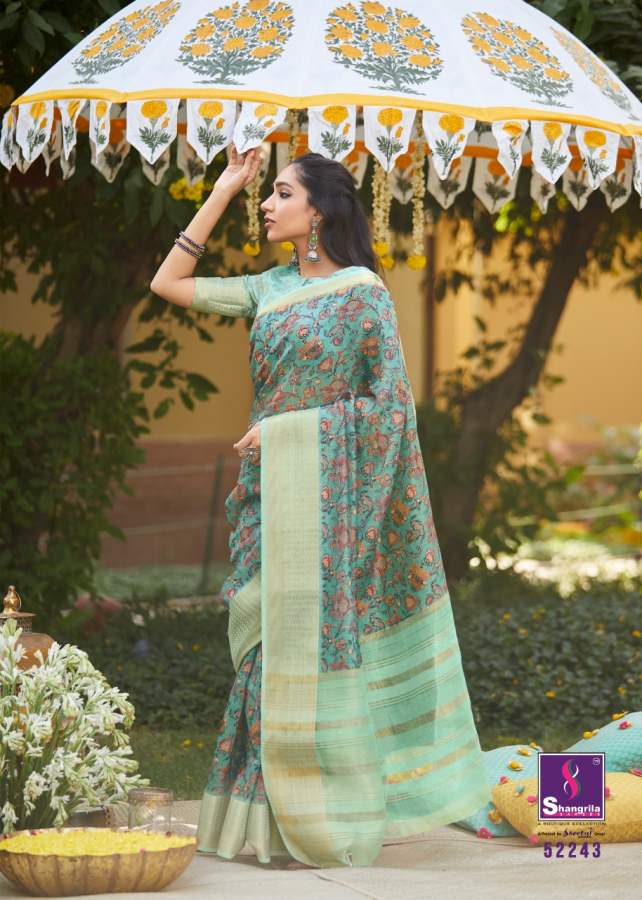Shangrila Presents  Niharika Digital Designer Saree Collection