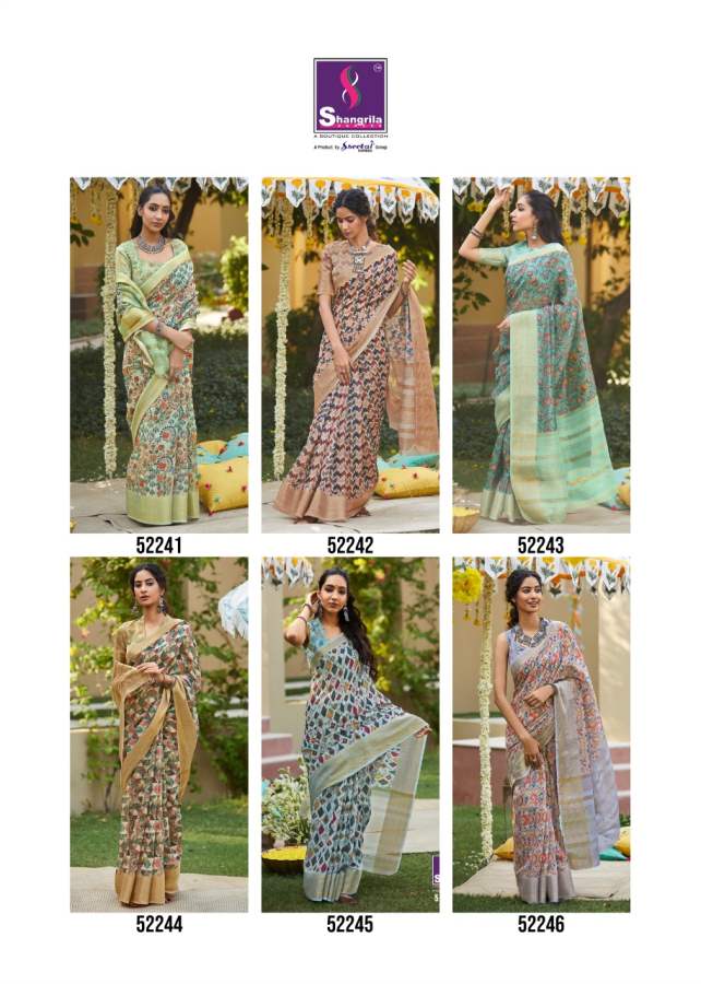 Shangrila Presents  Niharika Digital Designer Saree Collection