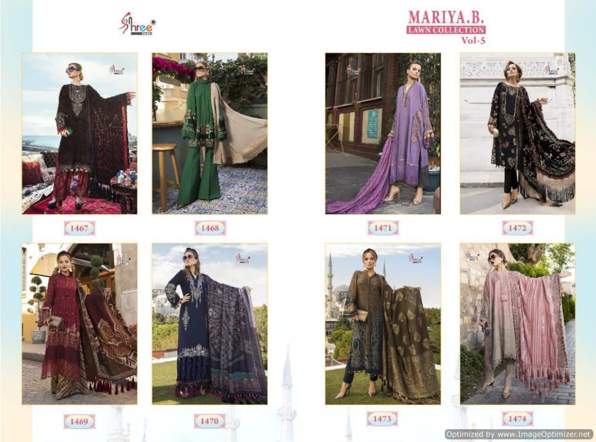 Shree Presents  Mariya B Lawn Collection  Vol 5  Designer Pakistani Suits