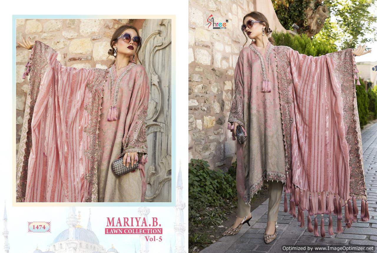 Shree Presents  Mariya B Lawn Collection  Vol 5  Designer Pakistani Suits