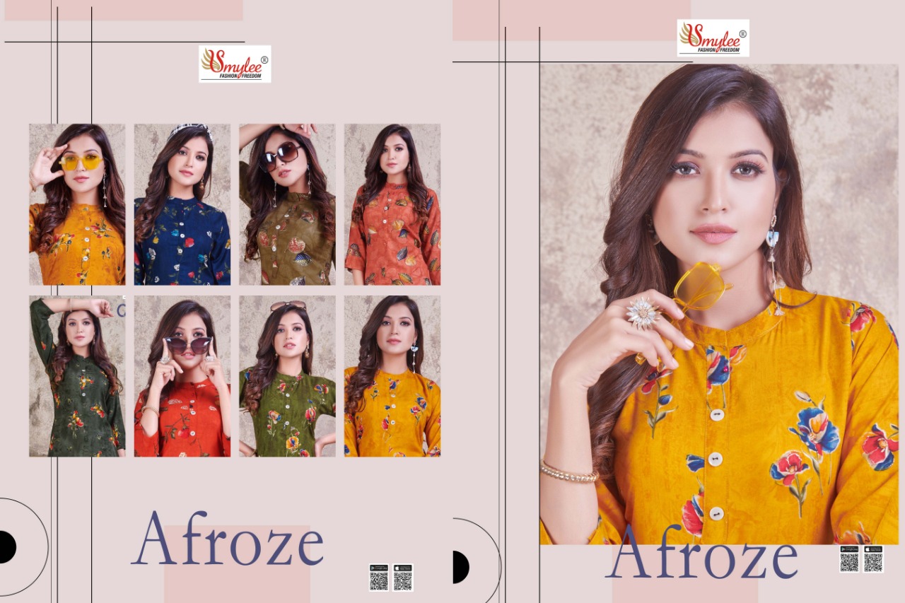 Smylee Presents Afroze Kurti With Plazzo