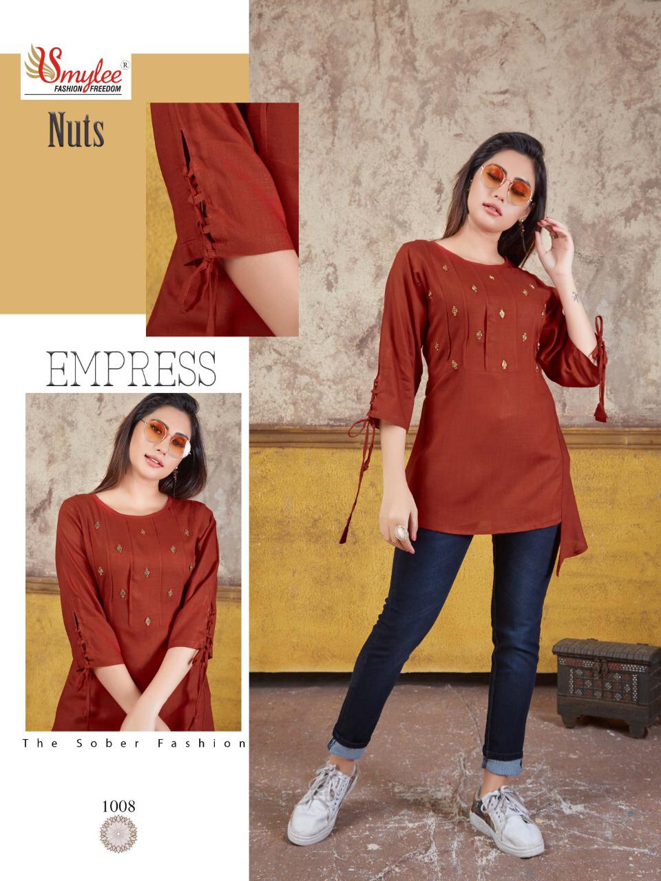 Smylee Presents  Nuts  Western Tops