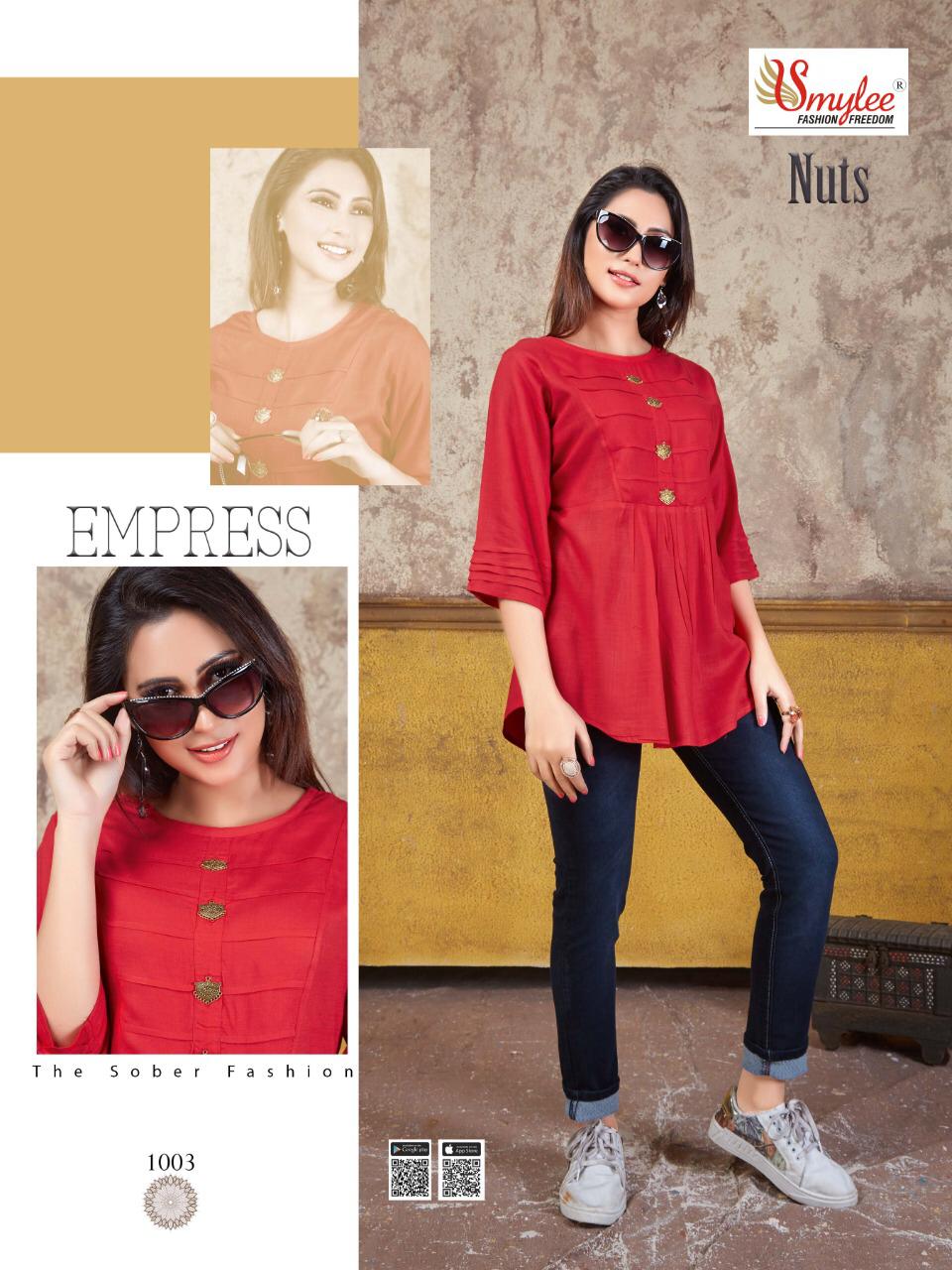 Smylee Presents  Nuts  Western Tops