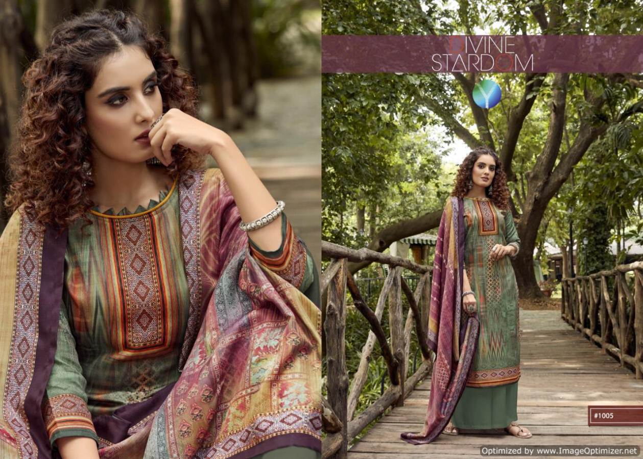 Y.c Presents  Winter Vol  1 Designer Dress Material