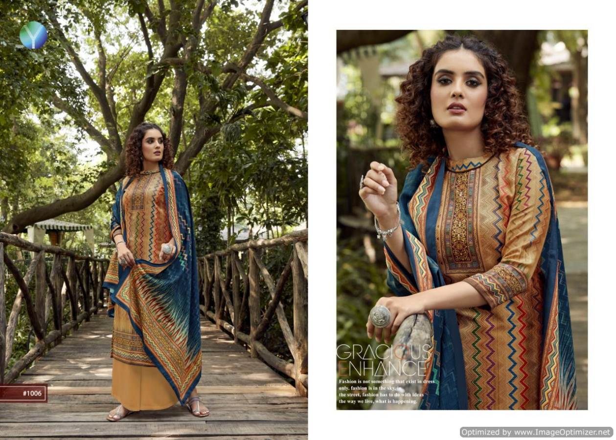 Y.c Presents  Winter Vol  1 Designer Dress Material