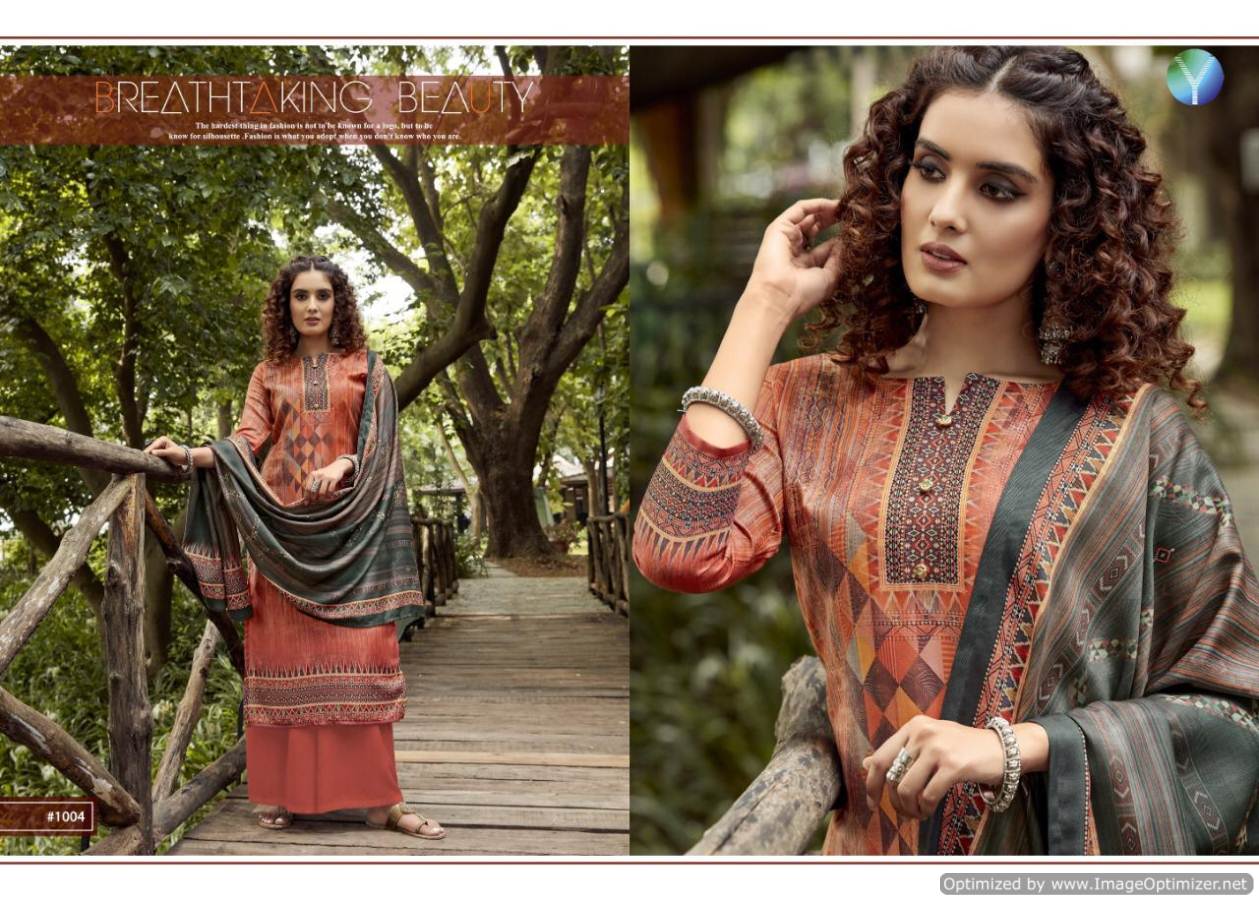 Y.c Presents  Winter Vol  1 Designer Dress Material