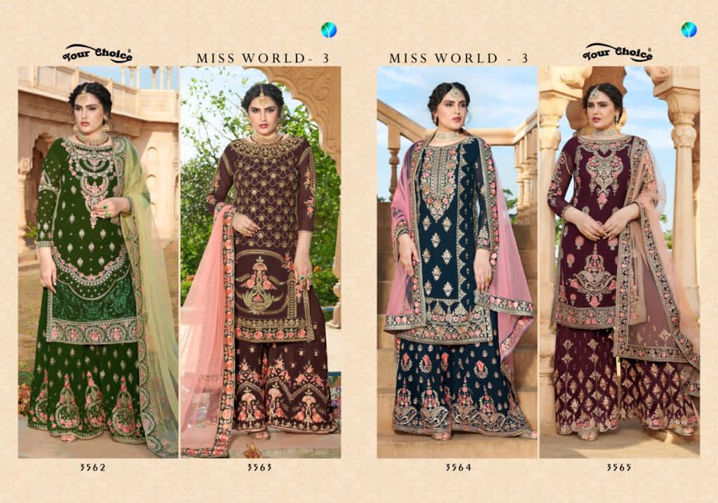 Y.c Presents Miss World Vol 3  Designer  Salwar Suits