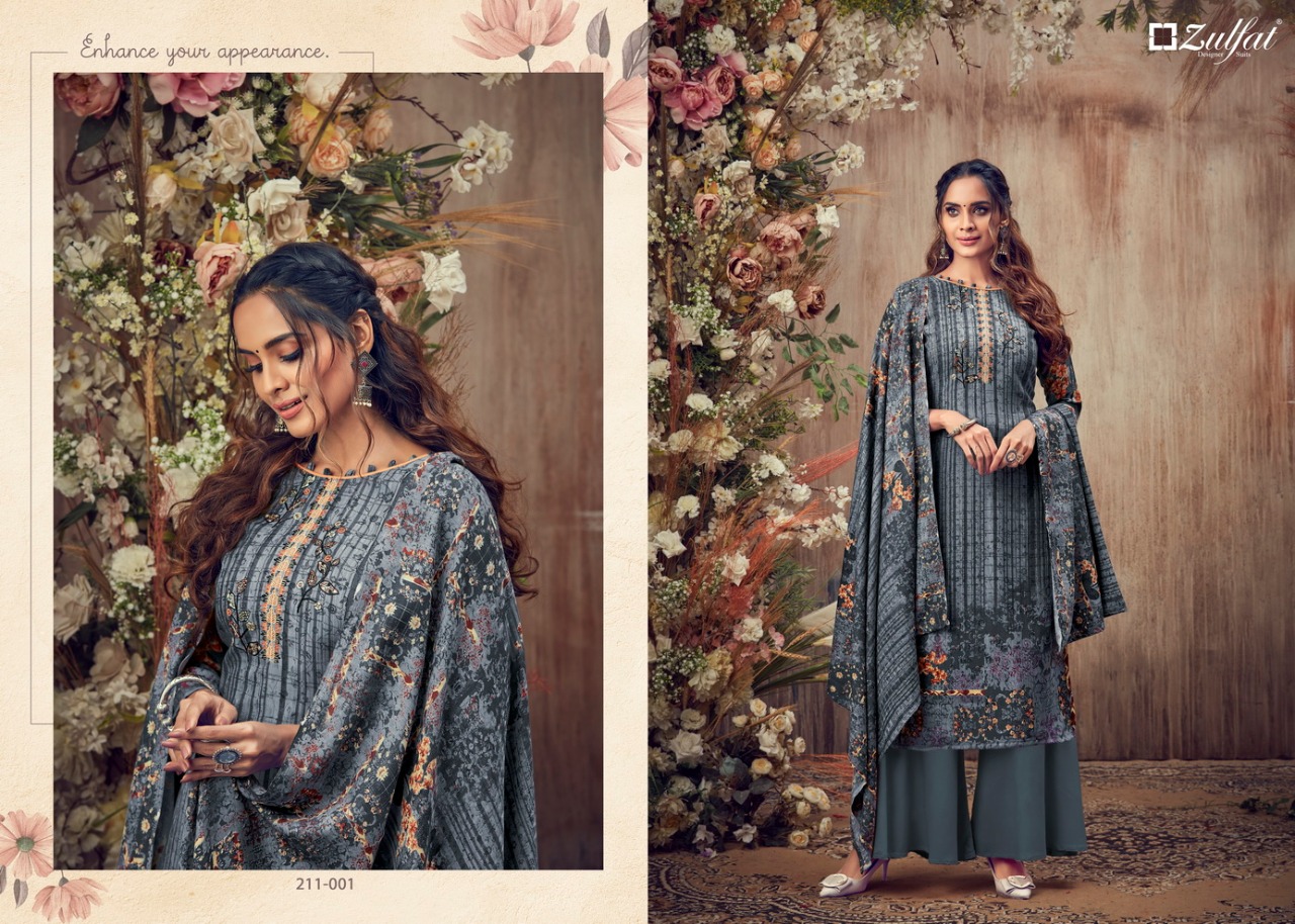 Zulfat  Presents Simran Designer Dress Material