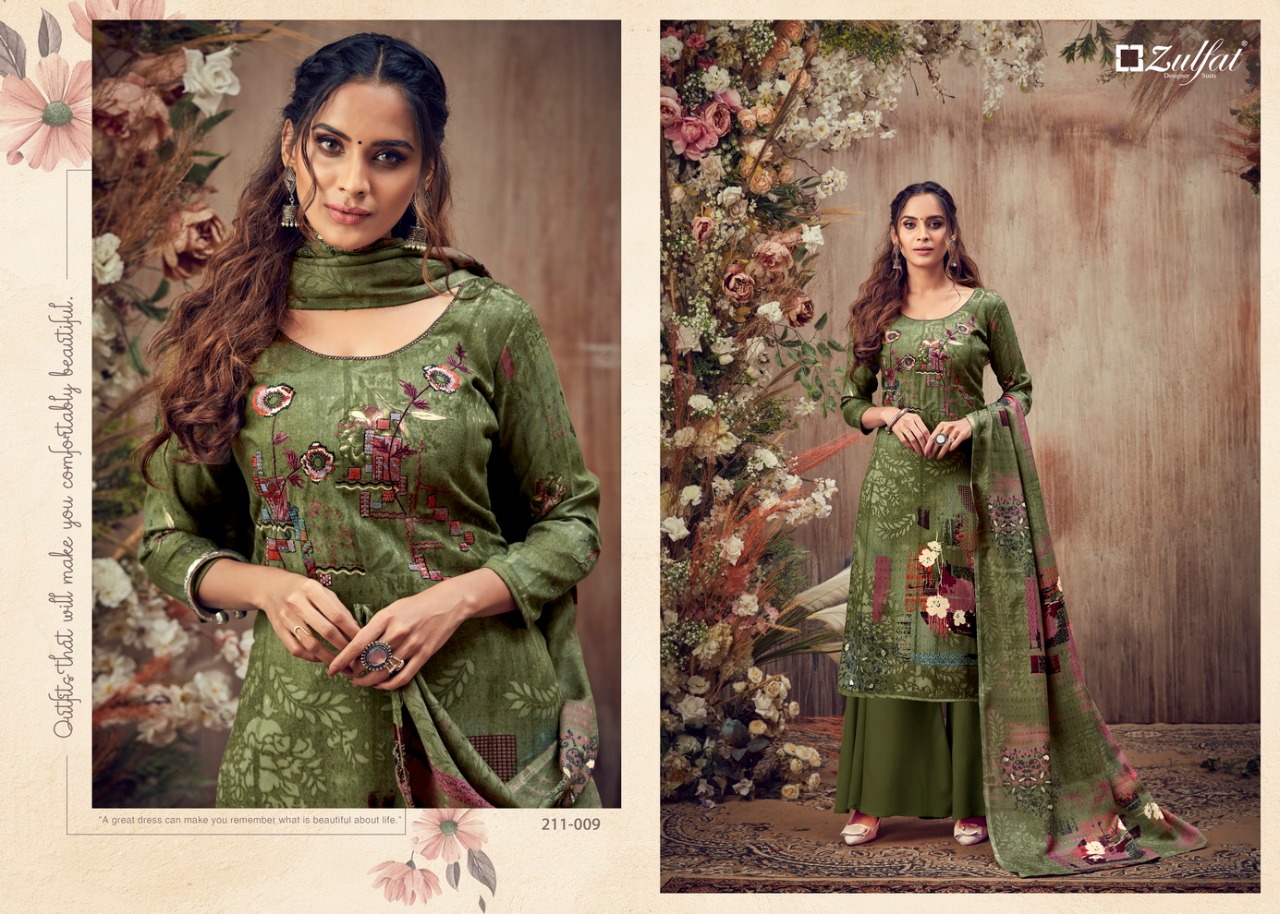 Zulfat  Presents Simran Designer Dress Material