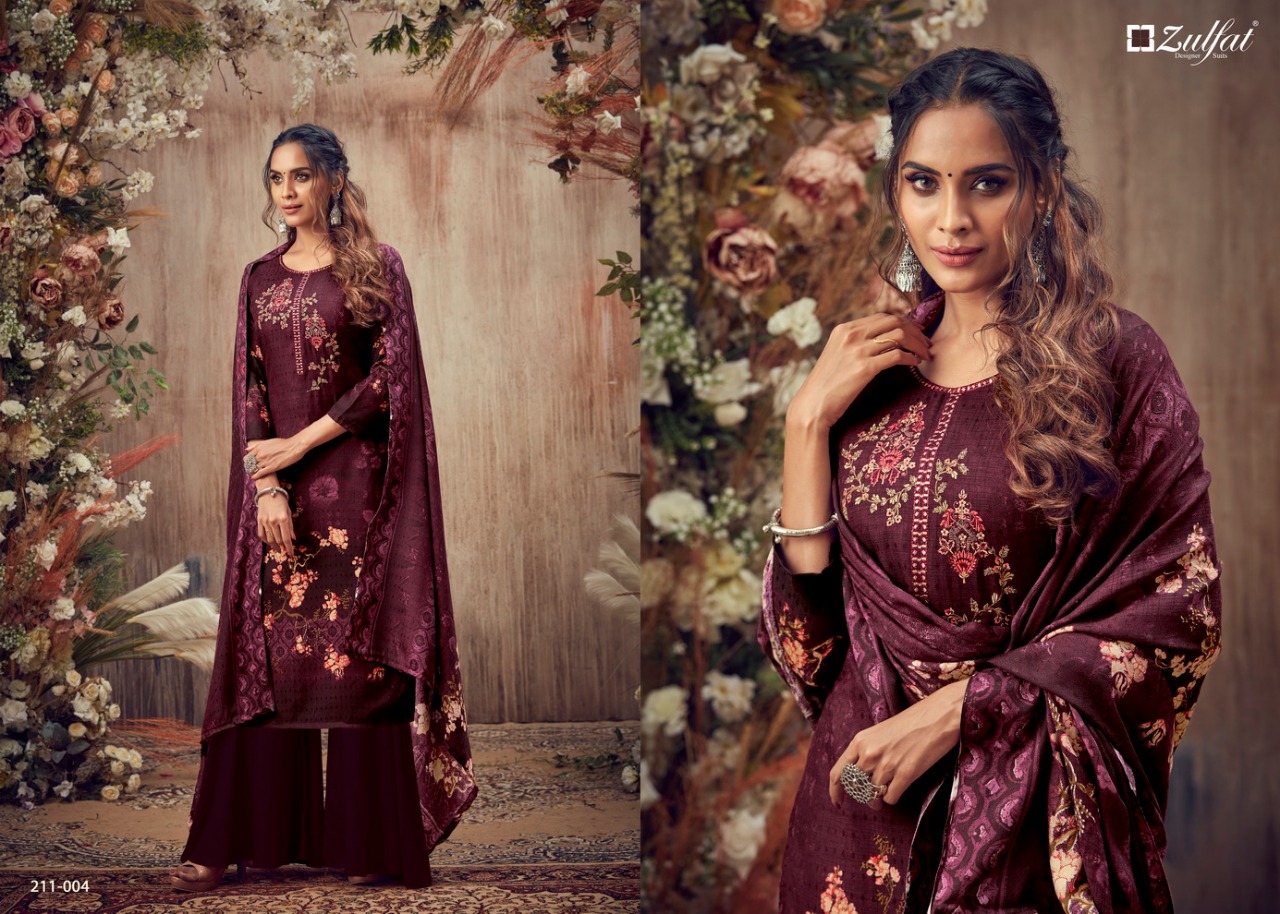 Zulfat  Presents Simran Designer Dress Material