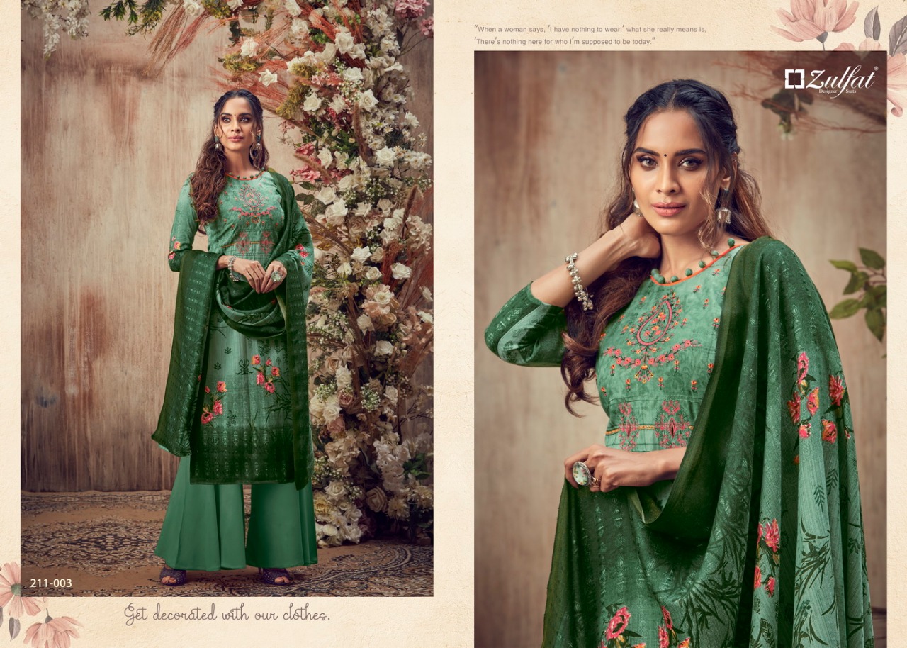 Zulfat  Presents Simran Designer Dress Material