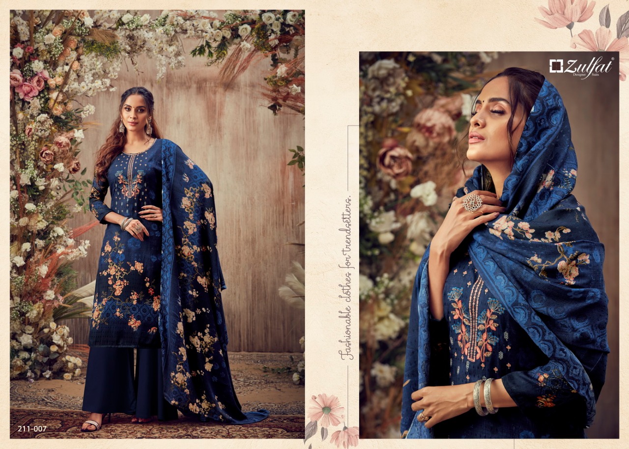 Zulfat  Presents Simran Designer Dress Material