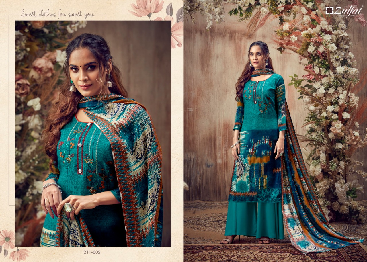 Zulfat  Presents Simran Designer Dress Material