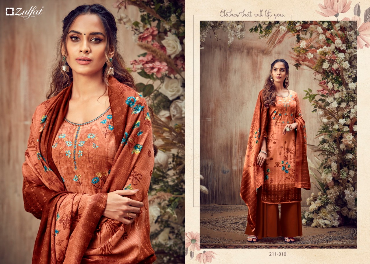 Zulfat  Presents Simran Designer Dress Material